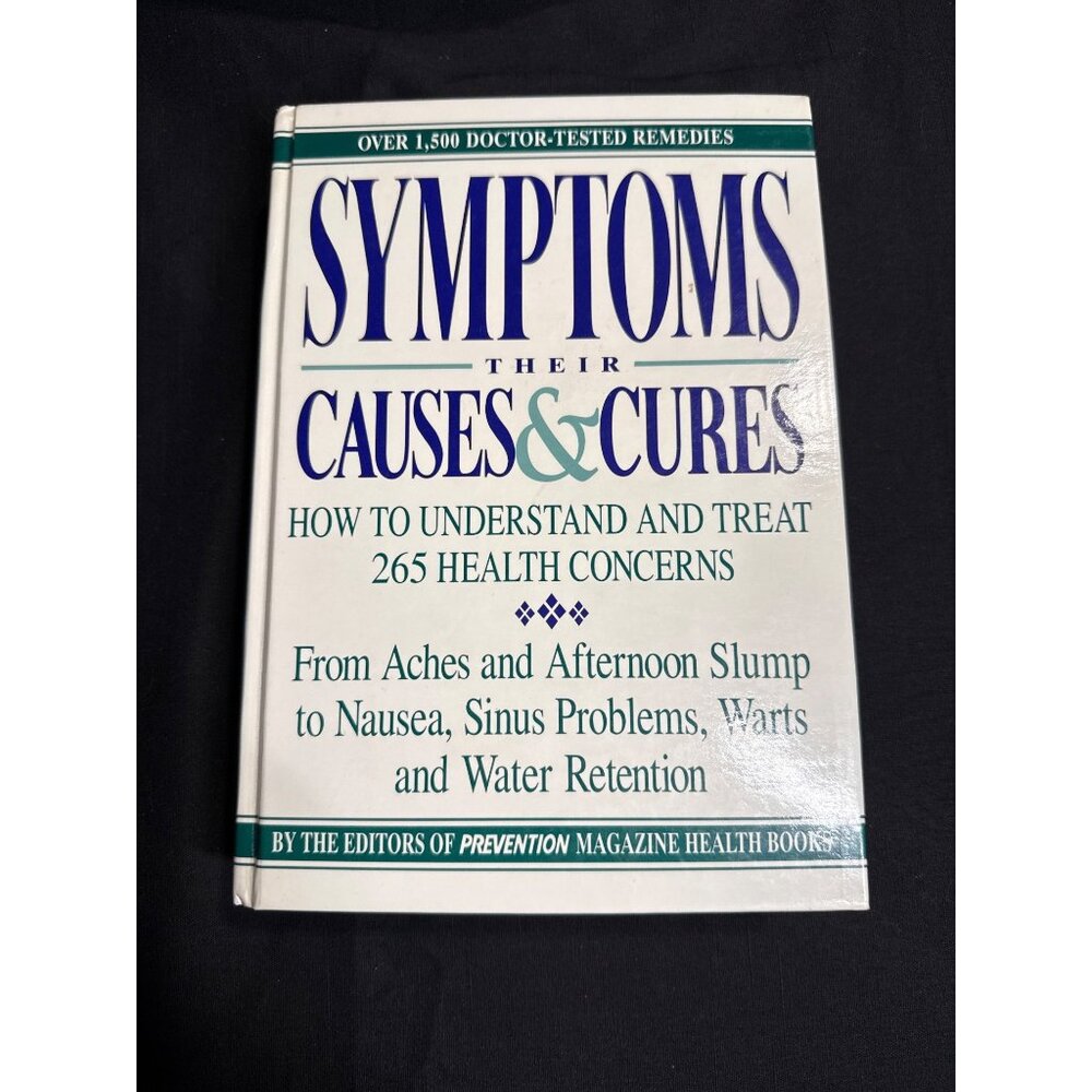 Symptoms Their Causes & Cures Hardcover Book 1994 By Prevention Editors